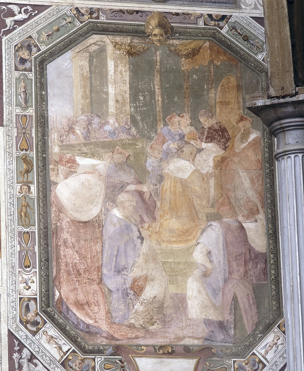 Papa incorona l'Imperatore - Villa medicea della Petraia, Firenze